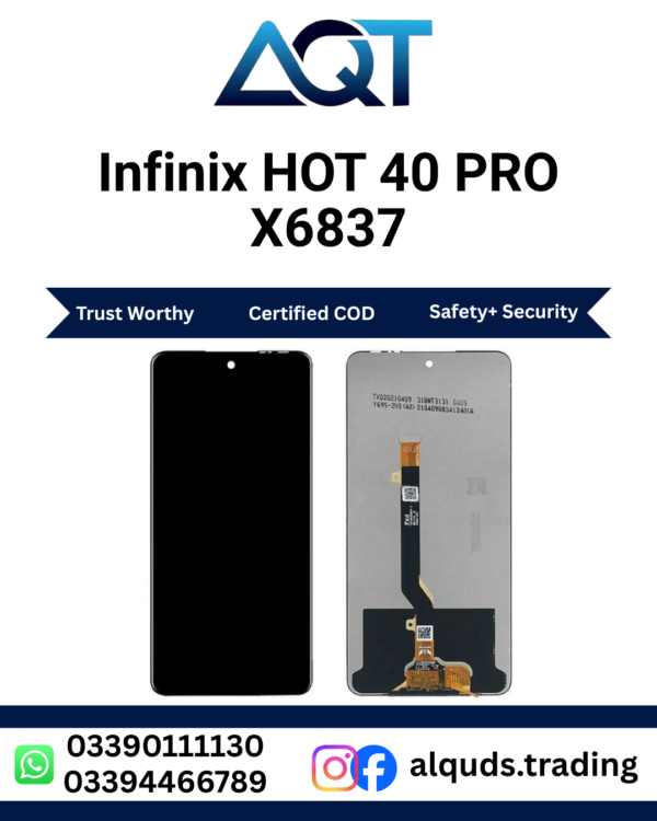 Infinix HOT 40 PRO X6837 LCD Panel