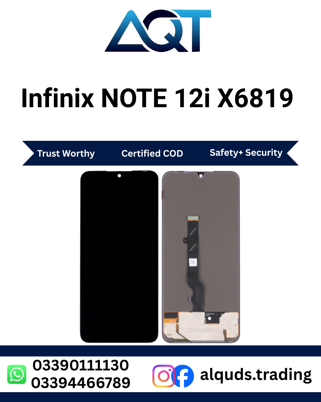 Infinix NOTE 12i X6819 LCD Panel Infinix NOTE 12i X6819 LCD Panel