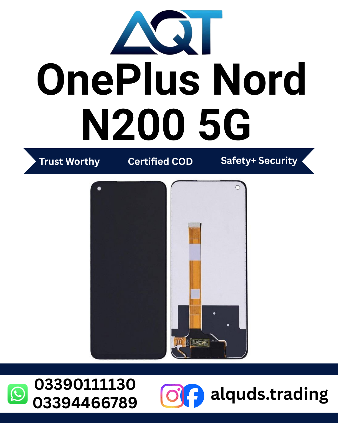 Best OnePlus Nord N200 5G LCD Panel OnePlus Nord N200 5G LCD Panel