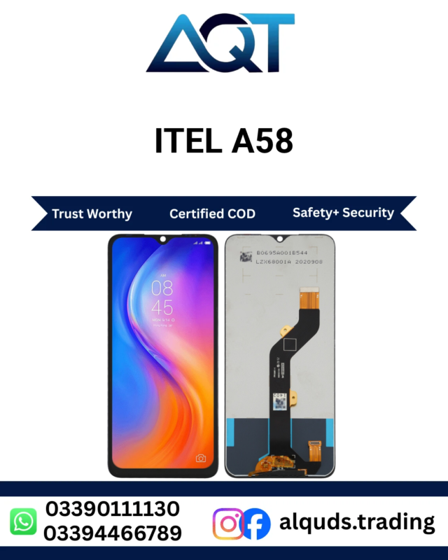 Itel A58 LCD panel
