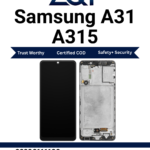 Samsung A31 A315 Display Panel With Frame Original OLED Incell