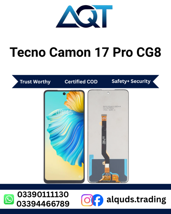 Tecno Camon 17 Pro CG8 LCD panel