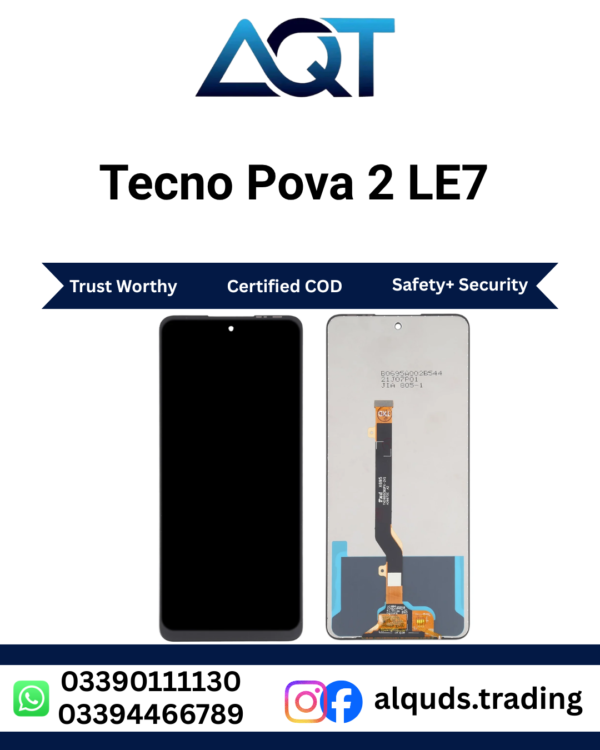 Tecno Pova 2 LE7 LCD Panel