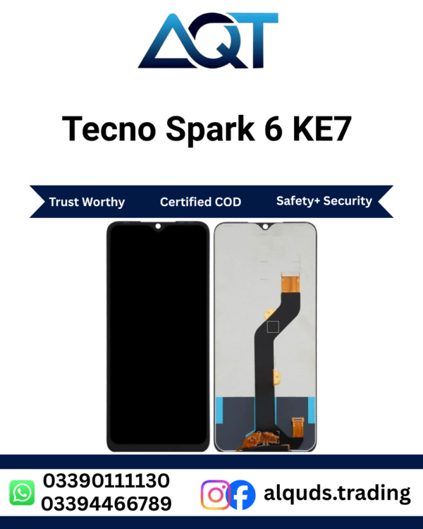 Tecno Spark 6 KE7 LCD Panel
