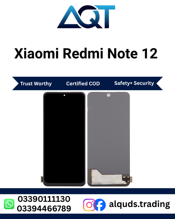 Xiaomi Note 12 OLED Panel Premium Quality