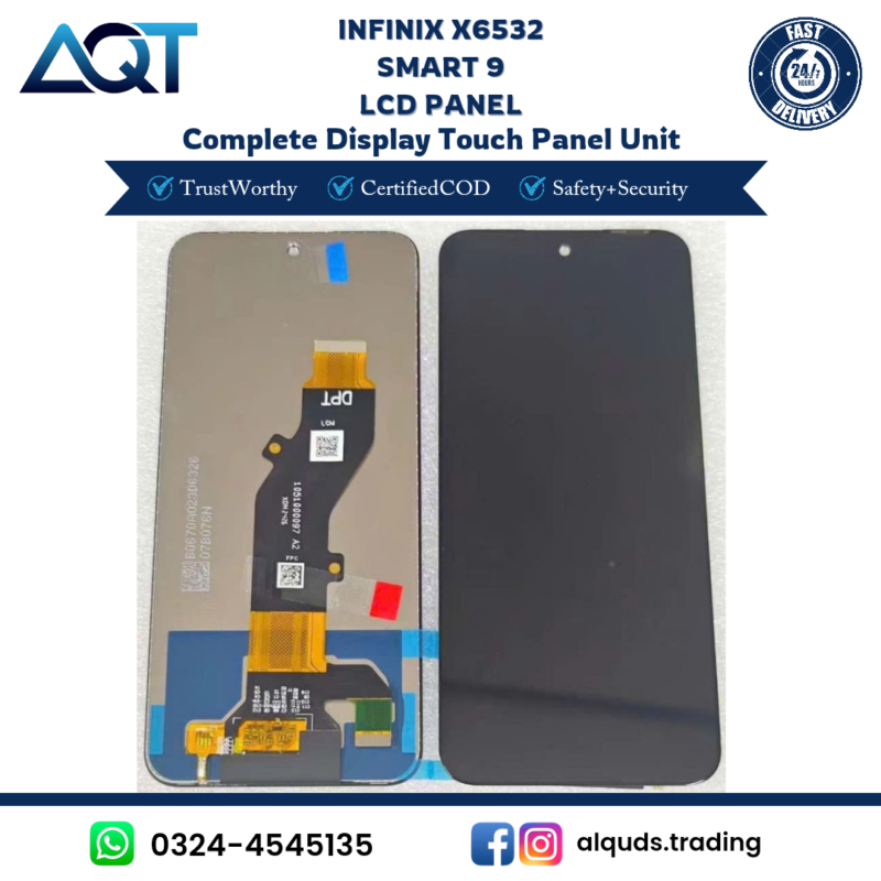 Infinix X6532 SMART 9 LCD PANEL - Alqudstrading (AQT)