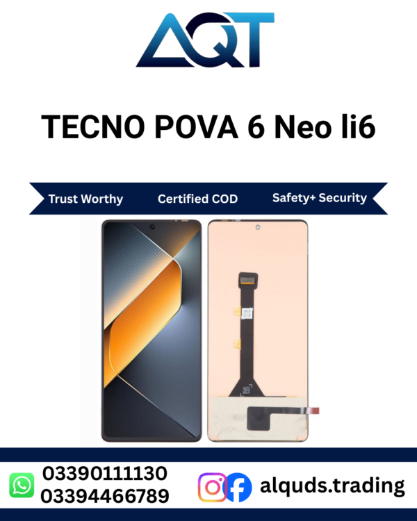TECNO POVA 6 Neo LCD Panel