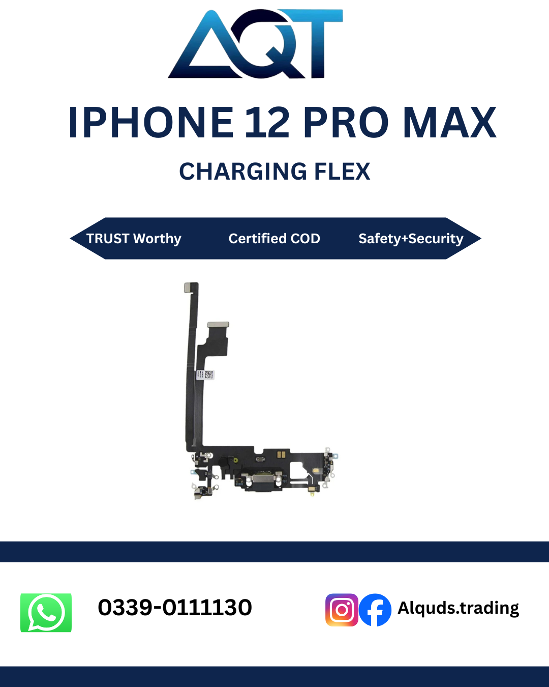12 Pro Max 12 Pro Max I Phone Original Charging Flex - Image 1