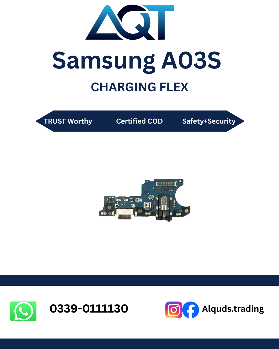 A03S A 03S Samsung Charging Flex - Image 1