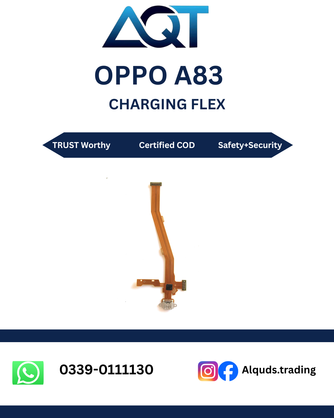 A83 A 83 Oppo Charging Flex - Image 1