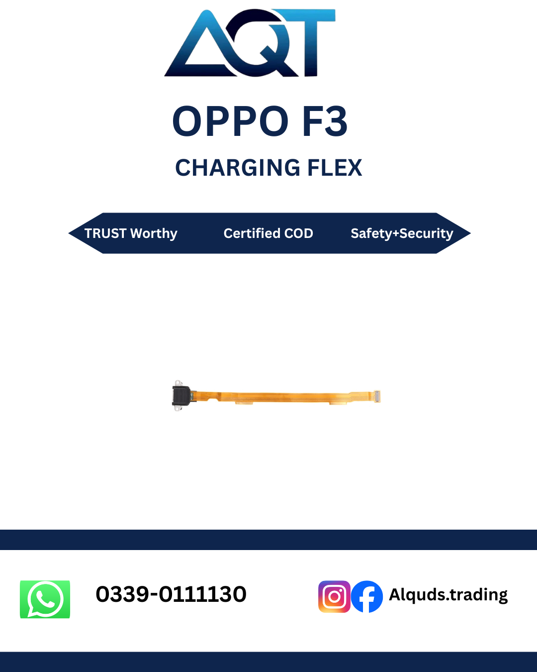 F3 F 3 Oppo Charging Flex - Image 1