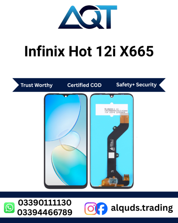 Infinix Hot 12i X665 LCD Panel Best Quality