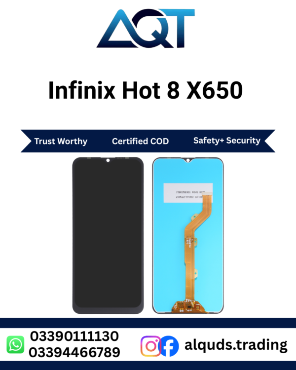 Infinix Hot 8 X650 LCD Panel Best Quality