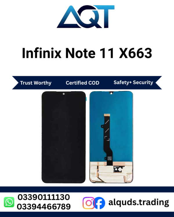Infinix Note 11 X663 Panel LCD Original & Original with Frame