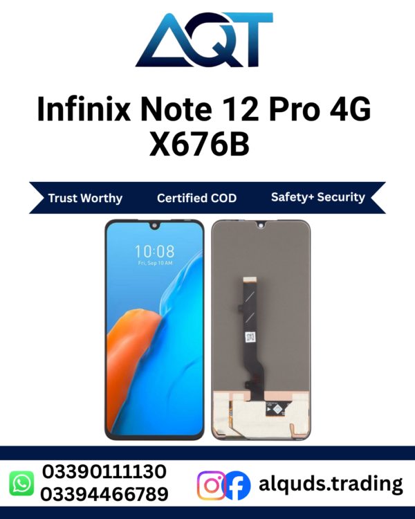 Infinix Note 12 Pro 4G X676B Panel LCD and Original Quality