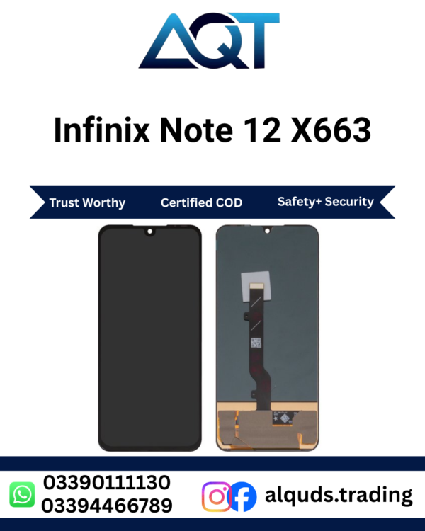 Infinix Note 12 X663 Panel LCD Original & Original with Frame
