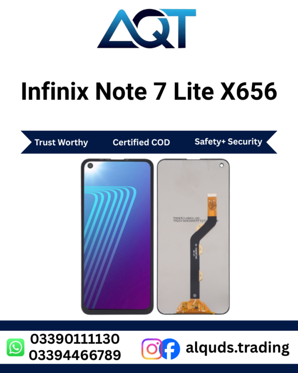 Infinix Note 7 Lite X656 LCD Panel Best Quality