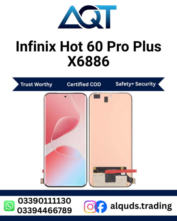 Infinix Hot 60 Pro Plus X6886 Panel OLED Original Premium Quality
