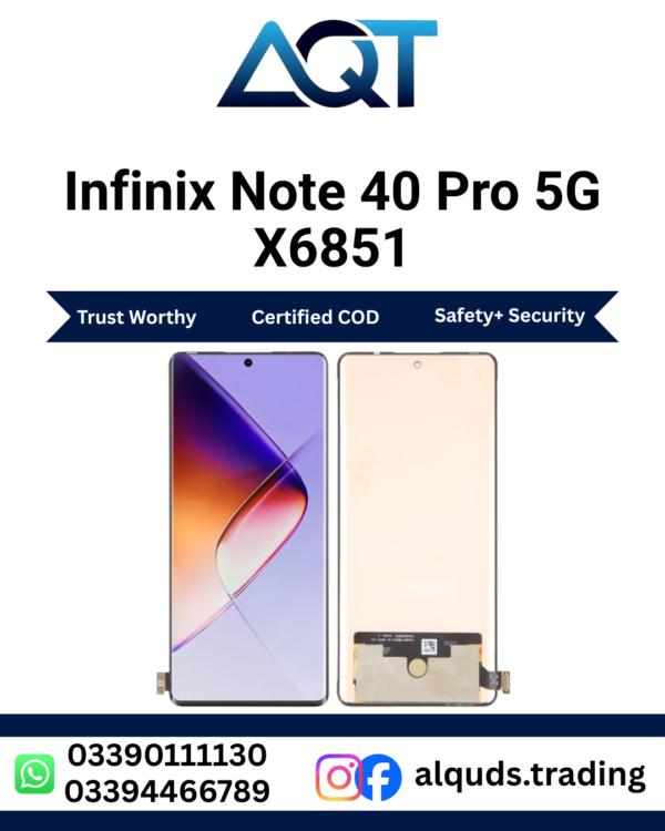 Infinix Note 40 Pro 5G X6851 Panel LCD Original