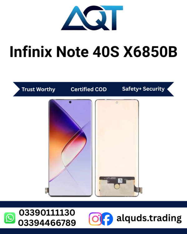 Infinix Note 40S X6850B Panel LCD Original