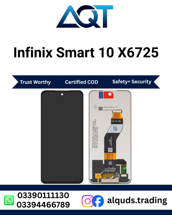 Infinix Smart 10 X6725 LCD Panel Premium Best Quality