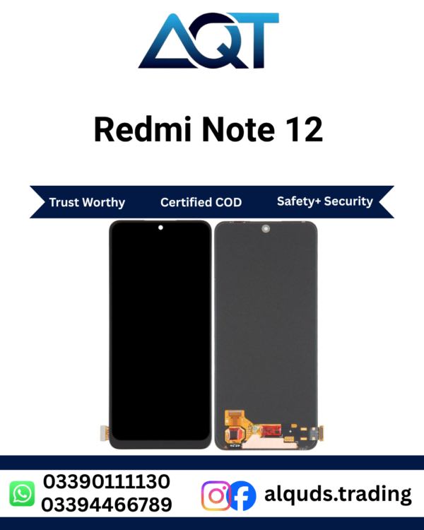 Redmi Note 12 Panel Dotted Shaded Best Quality