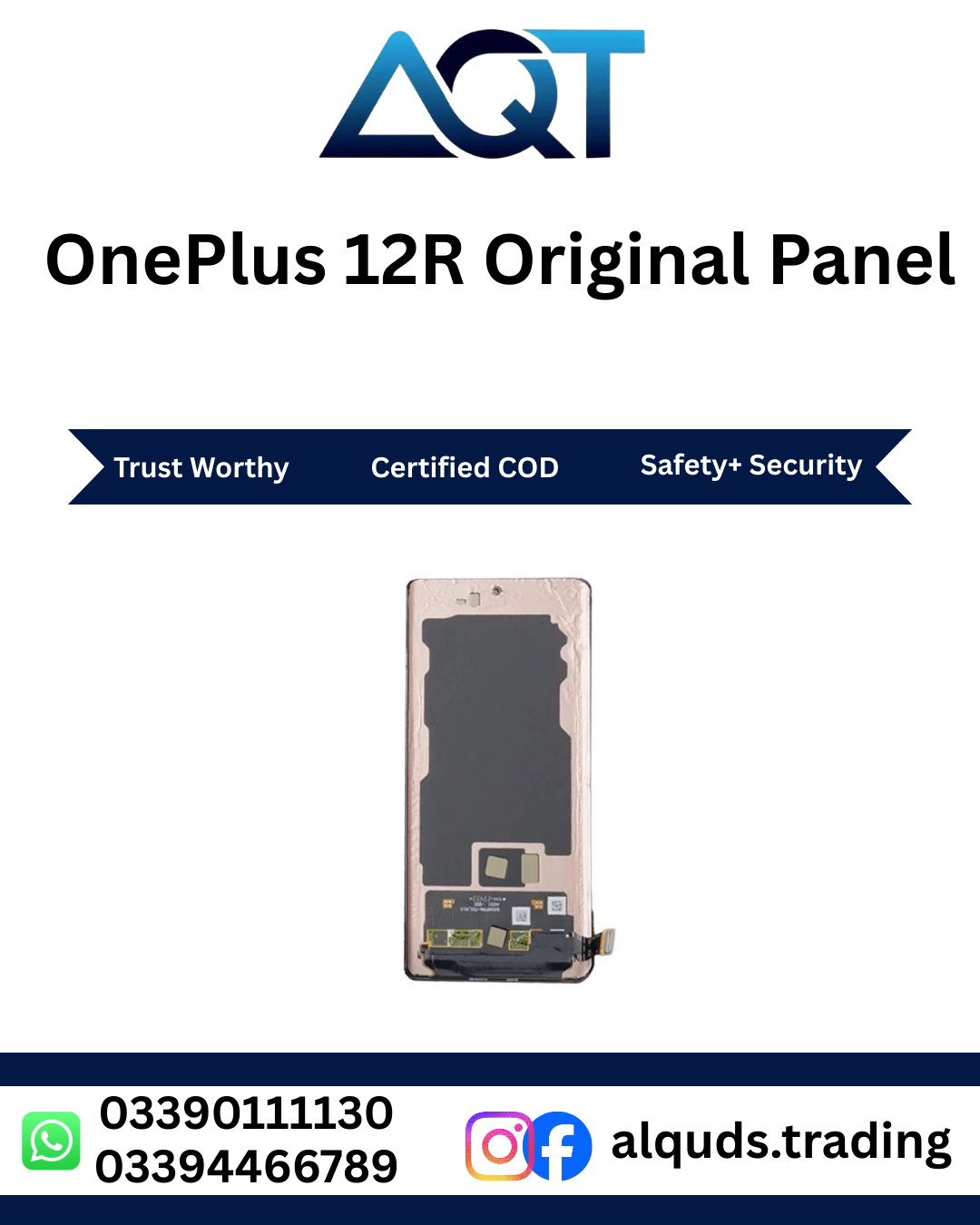 Oneplus 12R Original Panel Replacement Oneplus 12R Original Panel Replacement