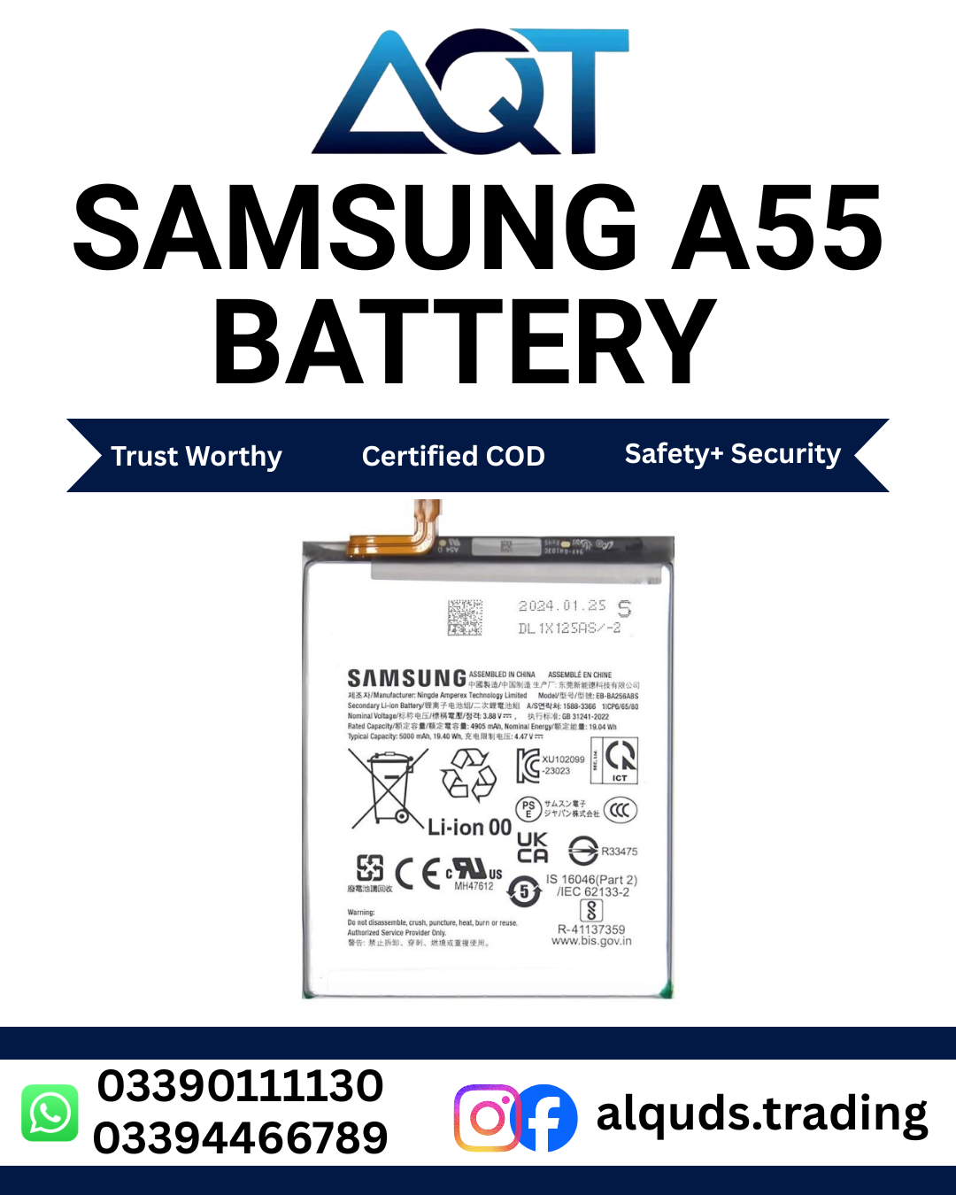 Samsung A55 Battery Samsung A55 Battery