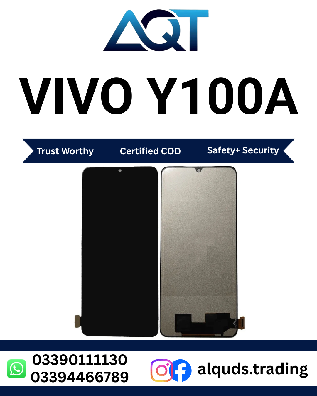 Vivo Y100A Panel Vivo Y100A Panel Original OLED INCELL