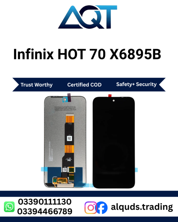 Infinix HOT 70 X6895B LCD Panel Premium Quality