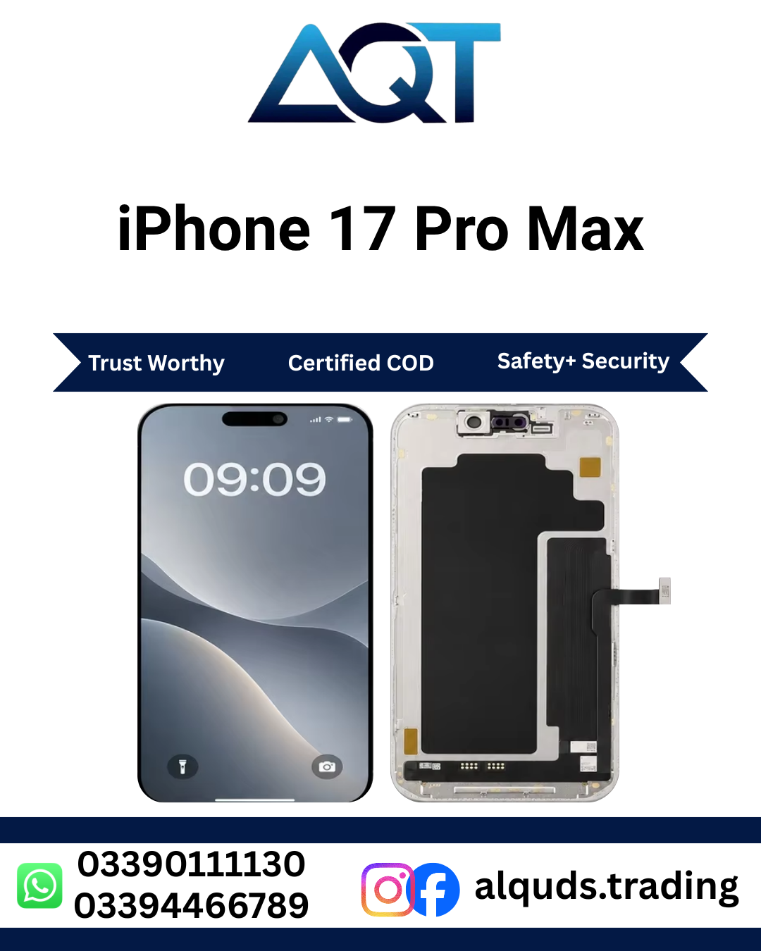 iPhone 17 Pro Max Panel LCD & OLED iPhone 17 Pro Max Panel LCD & OLED