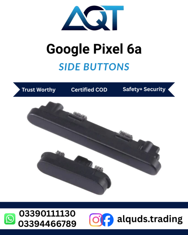 Google Pixel 6a side buttons